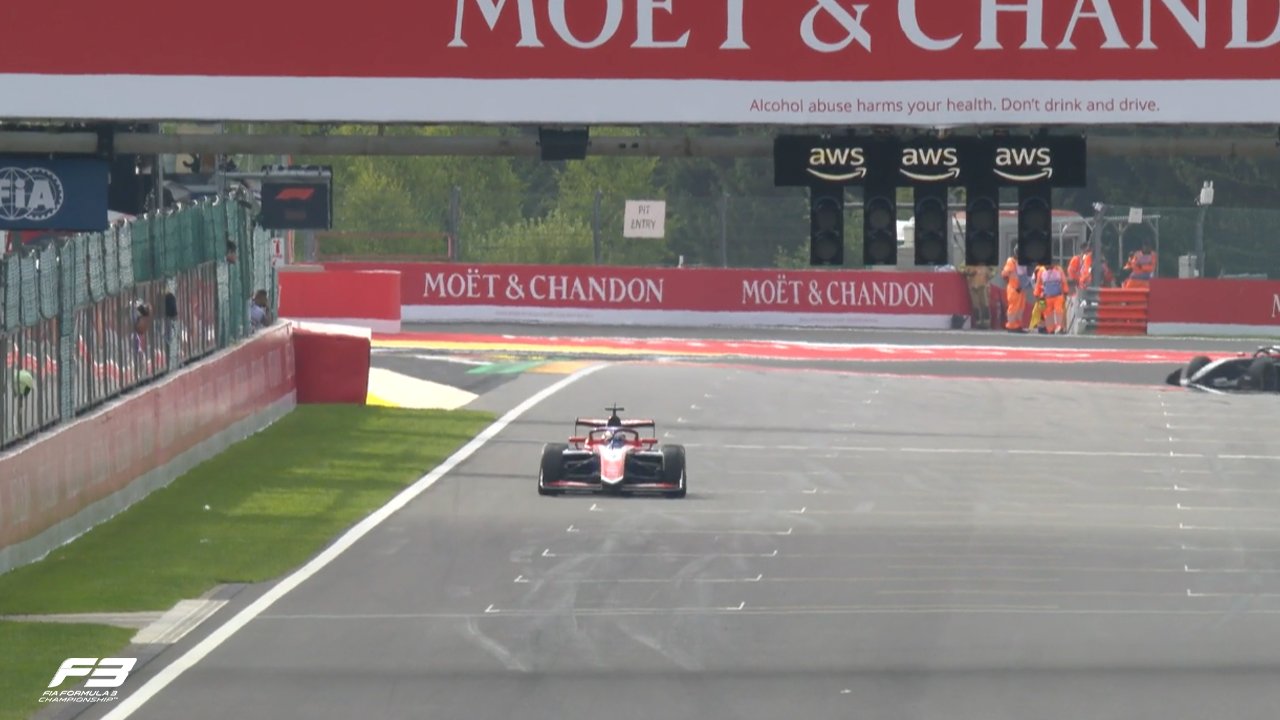 F3 Belgian GP Sprint Race Noah Stromsted