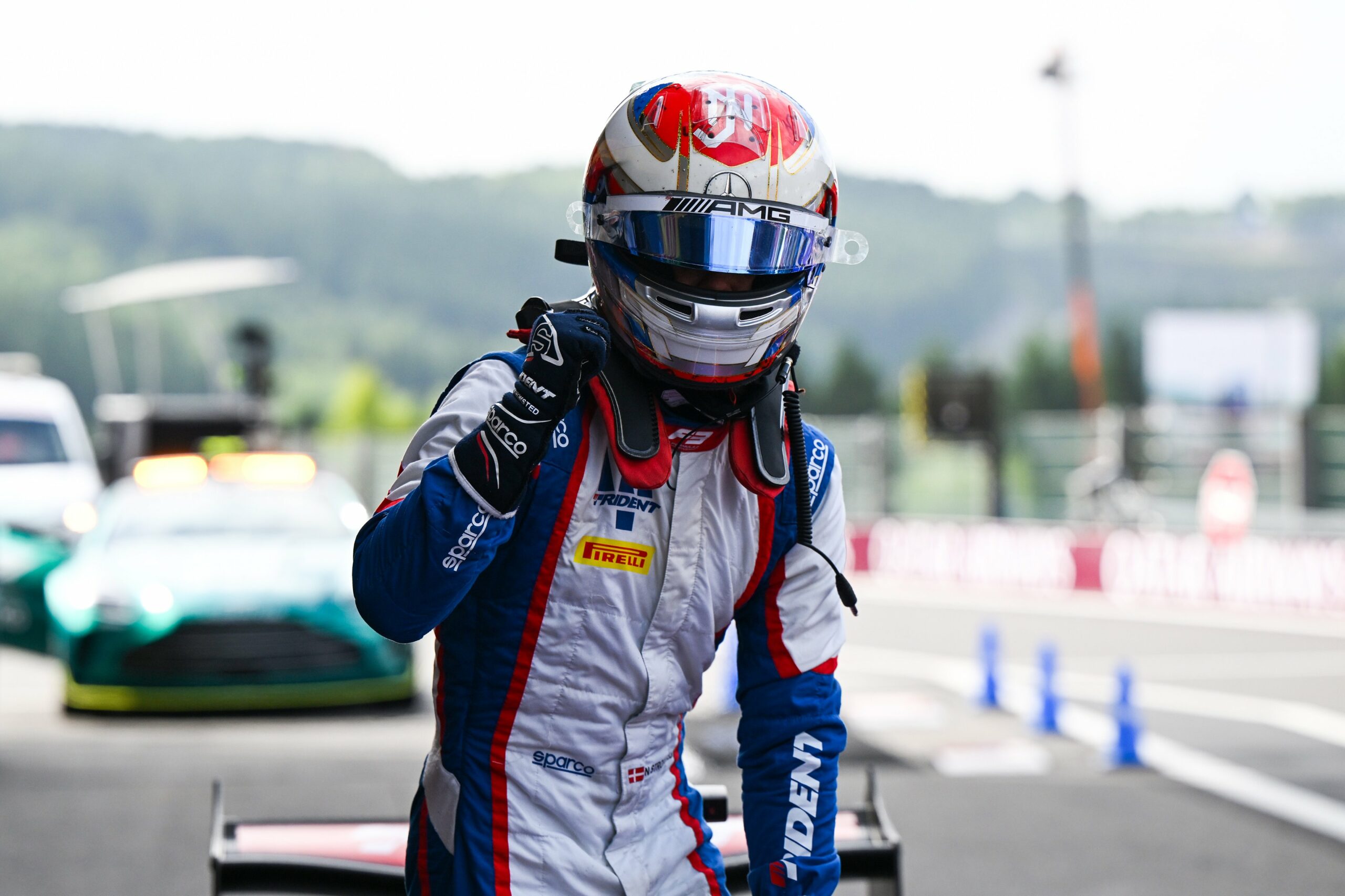 Noah Strømsted, Trident, Spa-Francorchamps, Sprint Race, to return for 2026 F3 season.