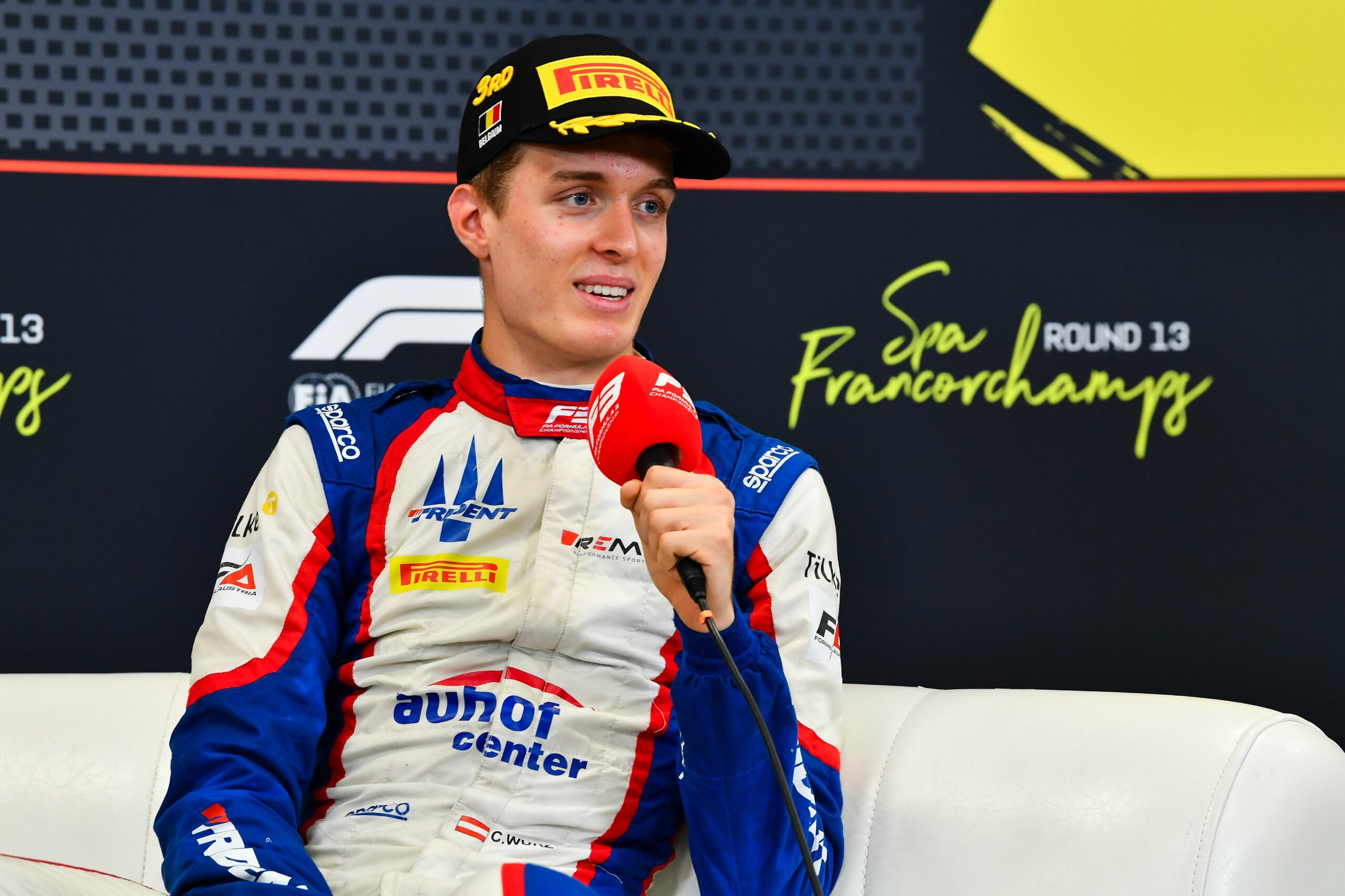Charlie Wurz finally broke his podium duck in F3, claiming third place in a thrilling Sprint Race at the Belgian GP.