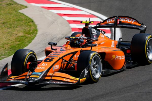 Richard Verschoor, F2, of MP Motorsport at the 2025 F1 Hungarian GP