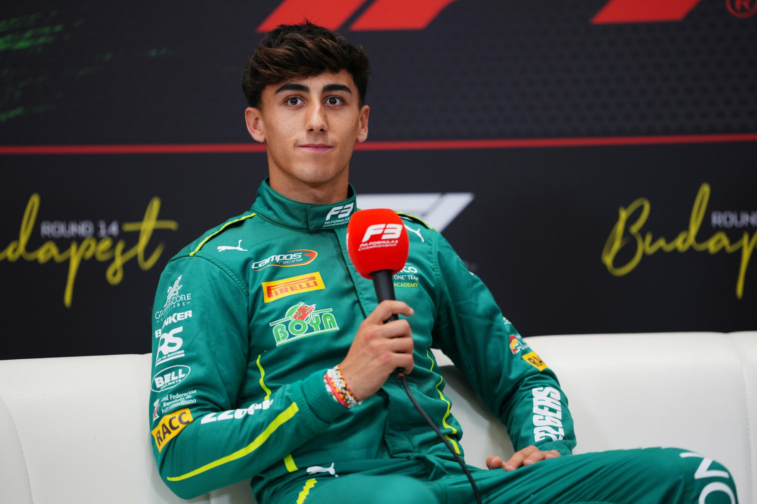 Mari Boya took P2 in F3 Qualifying at the 2025 Hungarian GP