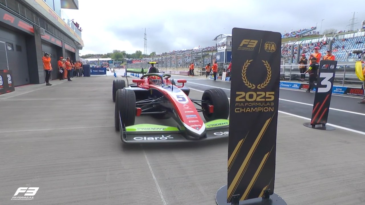 F3 Champion Rafael Câmara post Hungarian GP Feature Race win