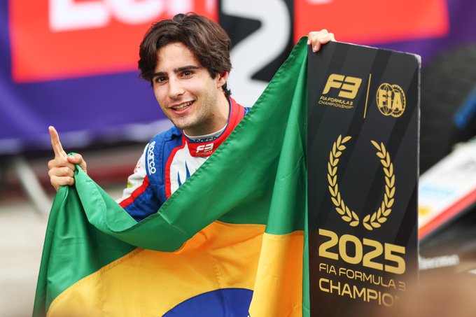 Rafael Camara, F3 champion, 2025