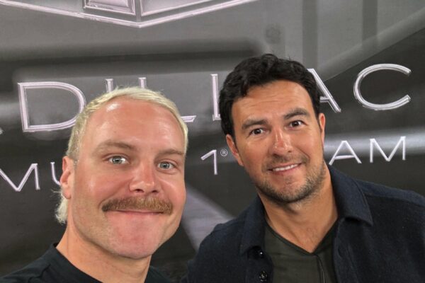 Pérez and Bottas return: F1 drivers react to Cadillac line-up Valtteri Bottas and Checo Perez Selfie for the Cadillac Formula 1 Team