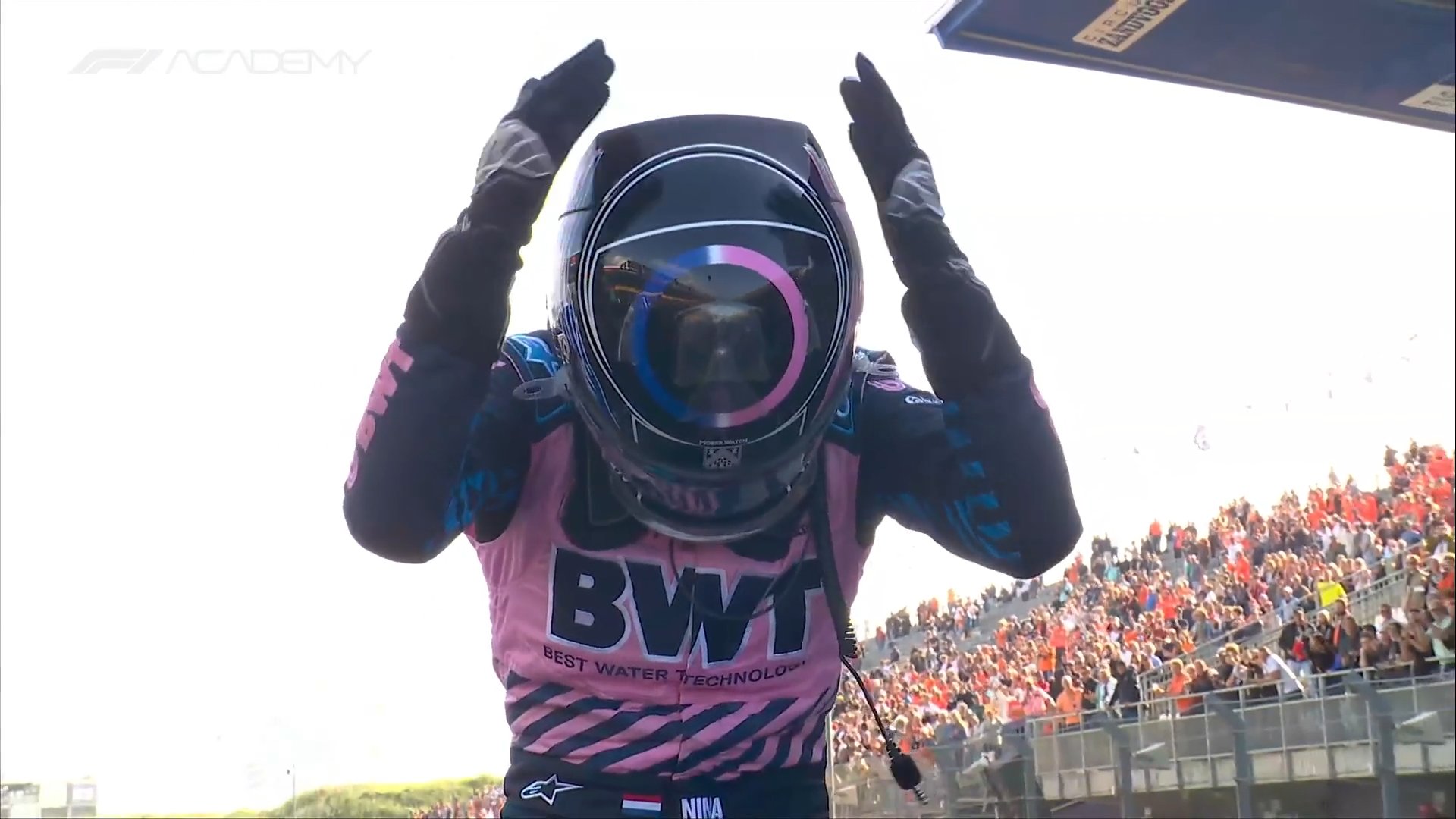 F1 Academy Dutch GP Race 1 winner Nina Gademan