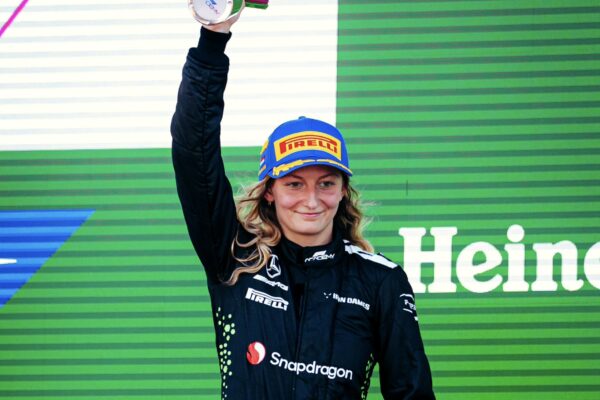 Doriane Pin at the Dutch GP round of the F1 Academy Championship 2025