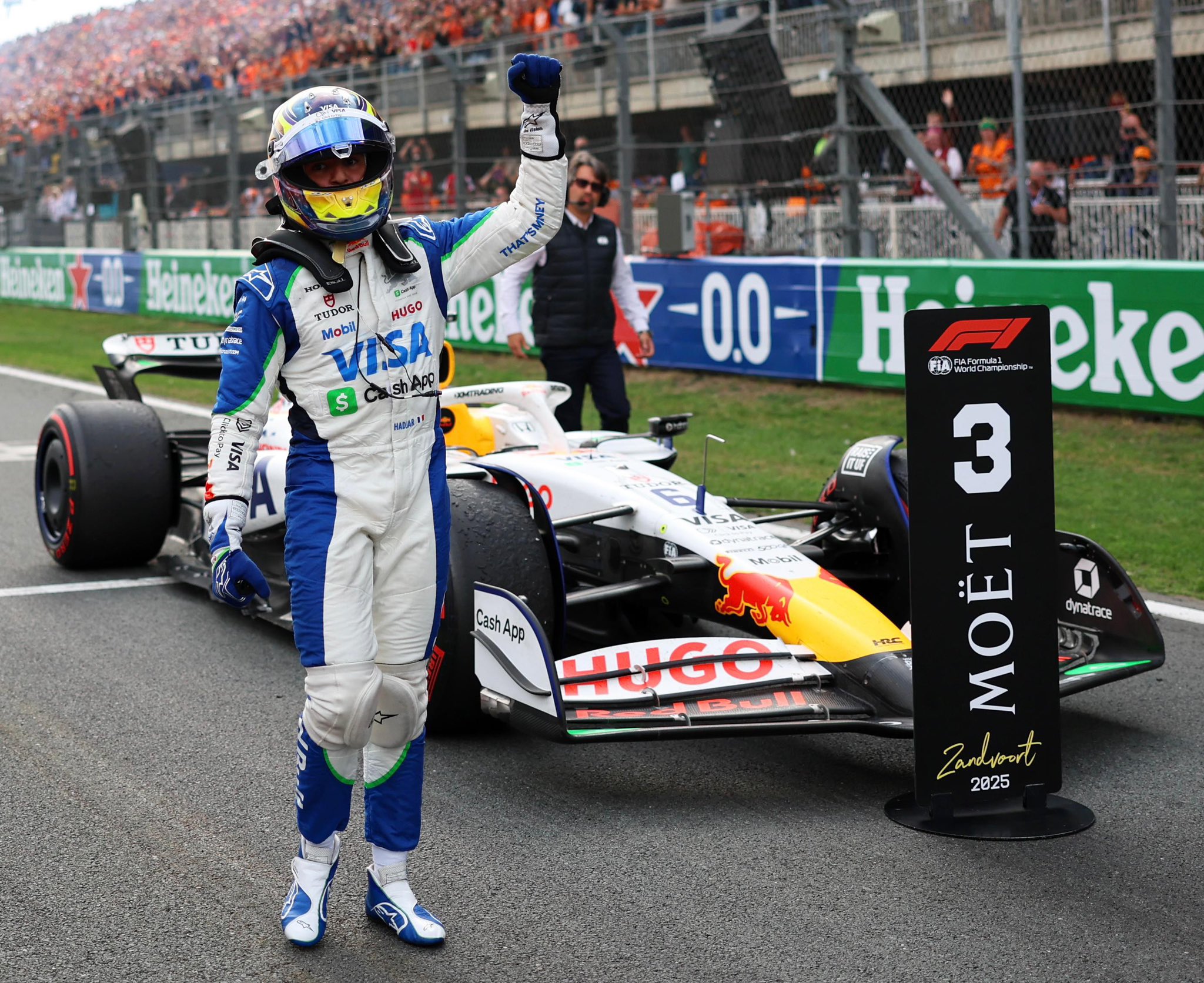 Isack Hadjar achieved his first-ever F1 podium at the Dutch GP in a monumental performance from the rookie driver. After a successful Saturday that saw him qualify P4, Hadjar was set up for a decent Sunday to begin with.