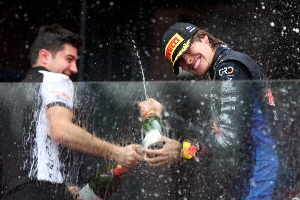 Nikola Tsolov wins the chaotic F2 Feature Race at the Australian GP, taking the 2026 championship lead ahead of Rafael Câmara and Laurens van Hoepen.