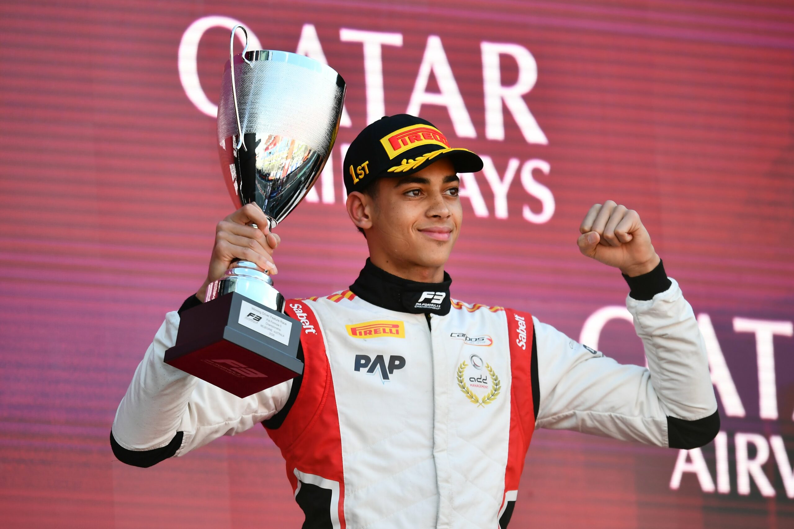 Ugo Ugochukwu claimed his maiden FIA F3 Championship victory in the Australian GP Feature Race after a dominant weekend in Melbourne.