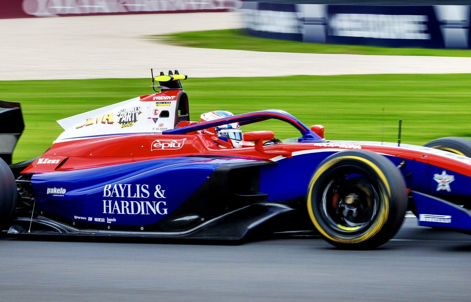 Freddie Slater secured P2 in the F3 2026 Australian GP Feature Race for TRIDENT in his rookie season.