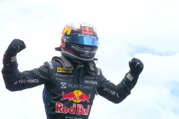 Nikola Tsolov wins chaotic 2026 F2 Australian GP Feature Race ahead of Câmara and van Hoepen after multiple incidents and penalties.