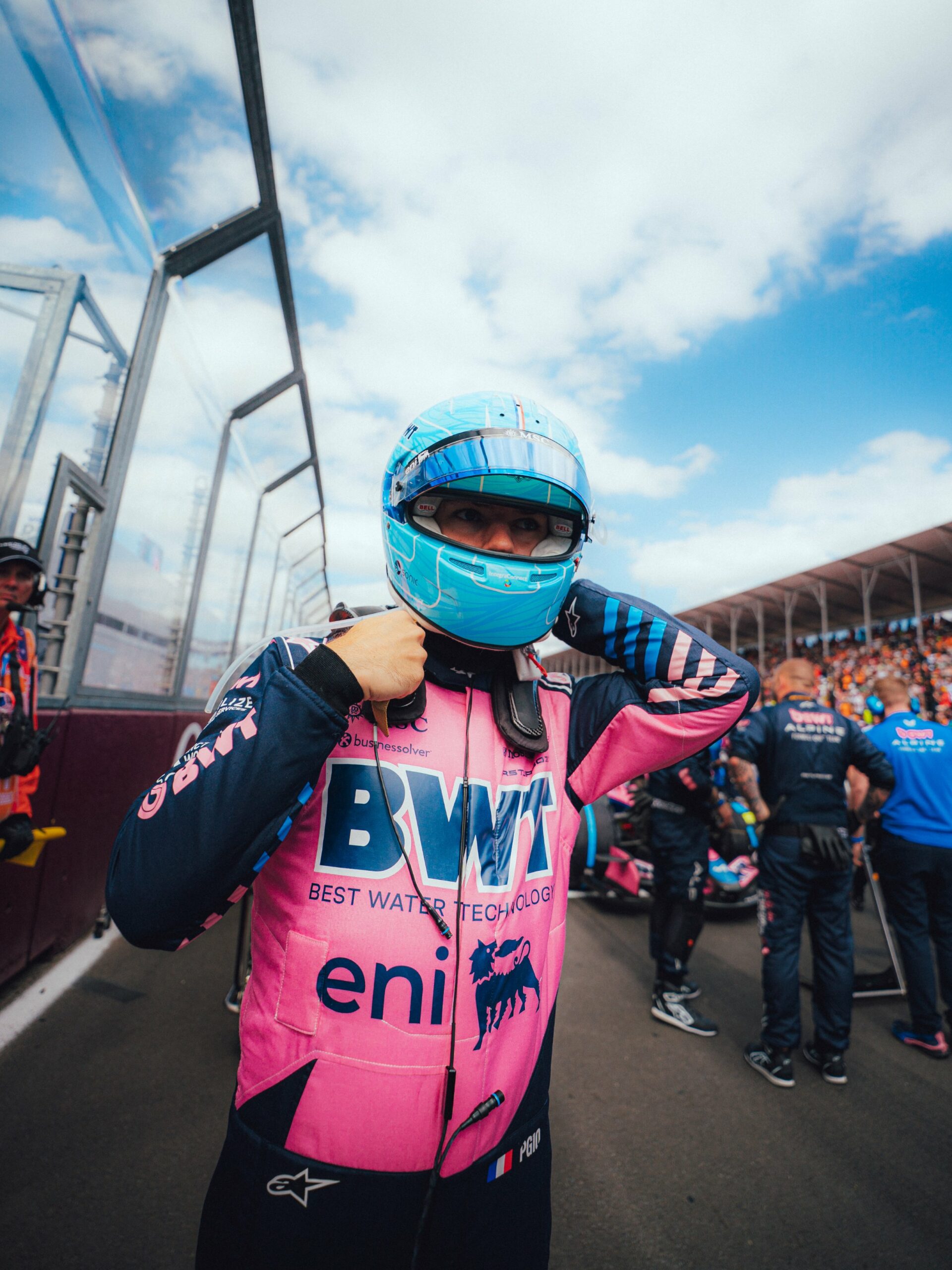 Alpine F1 driver Pierre Gasly at the 2026 F1 Australian GP