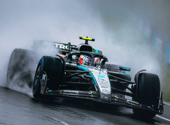 Mercedes F1 driver Kimi Antonelli ahead Australian GP 2026.
