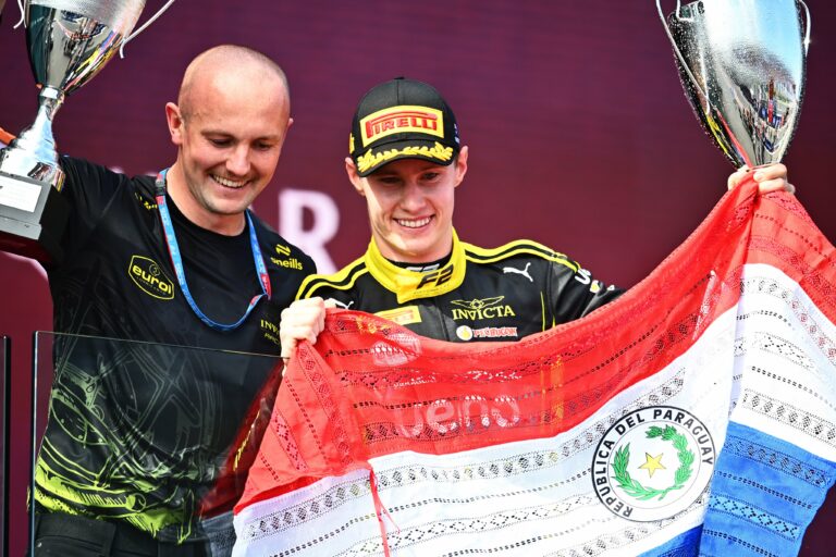 Joshua Dürksen wins the 2026 F2 Australian GP Sprint Race in Melbourne, discussing overtakes, tyre strategy and championship hopes.