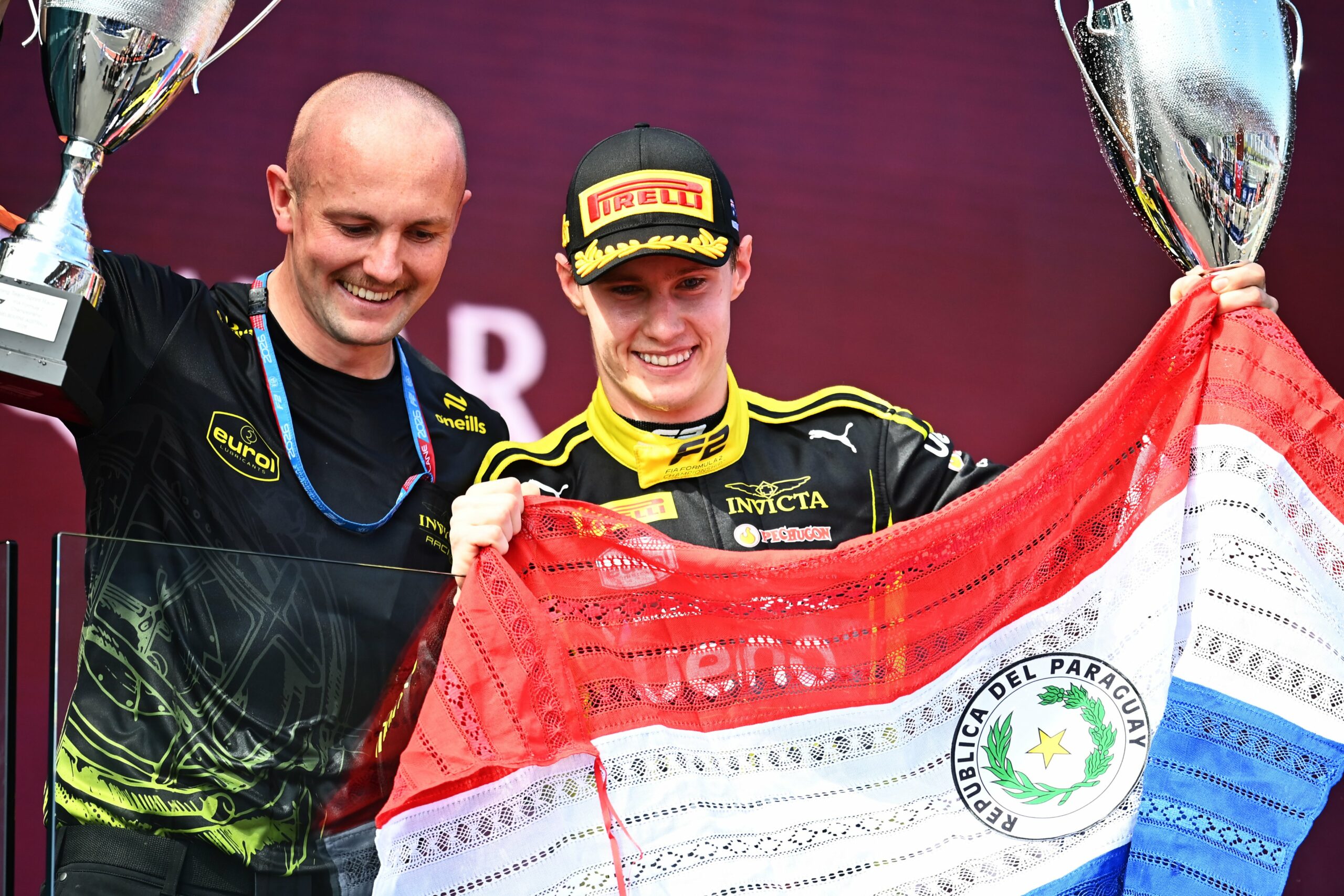 Joshua Dürksen wins the 2026 F2 Australian GP Sprint Race in Melbourne, discussing overtakes, tyre strategy and championship hopes.