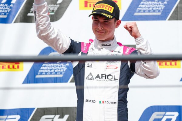 Emanuele Olivieri steps up to 2026 Formula Regional Europe (FREC) with R-ace GP after F4 success, aiming to build on strong junior career.