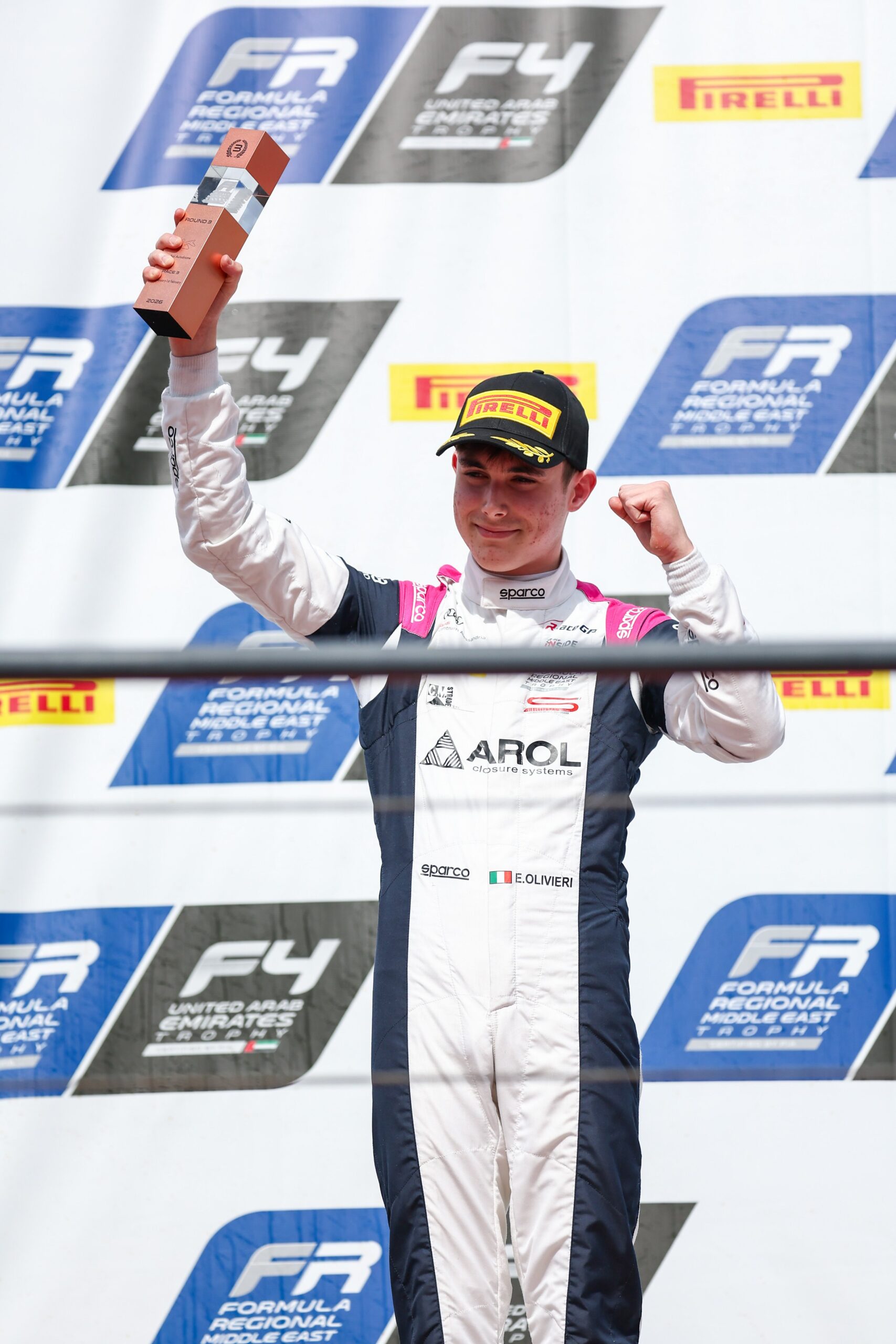 Emanuele Olivieri steps up to 2026 Formula Regional Europe (FREC) with R-ace GP after F4 success, aiming to build on strong junior career.