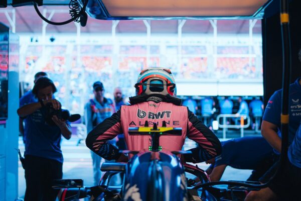 Pierre Gasly stepping into Alpine's 2026 F1 challenger, the A526