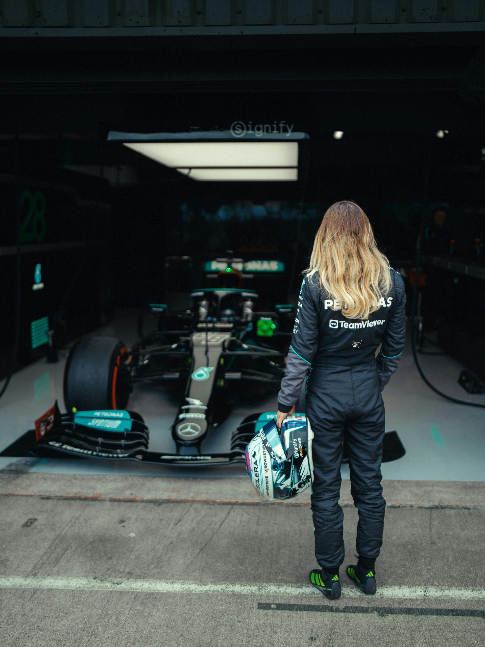 Doriane Pin 2026 Mercedes F1 Test