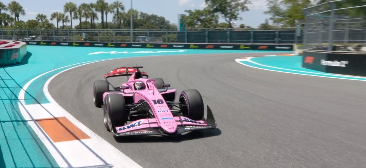Kush Maini takes 2026 Miami F2 pole after a dramatic session, as Campos struggle and late Qualifying drama reshapes the grid.