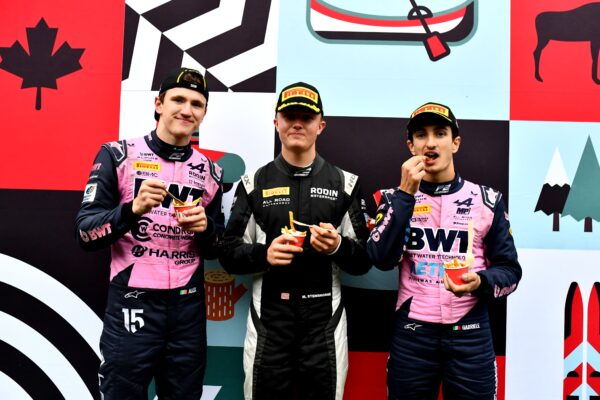 Minì extends F2 Championship lead after chaotic Canadian GP Feature Race as MP Motorsport moves ahead in Teams’ standings.