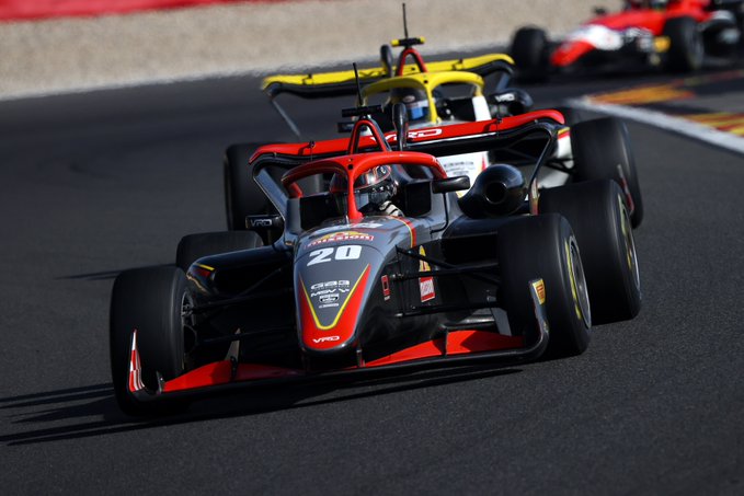 Nikita Bedrin reflects on GB3 Race 1 at Spa after finishing second behind Abbi Pulling and taking strong points.