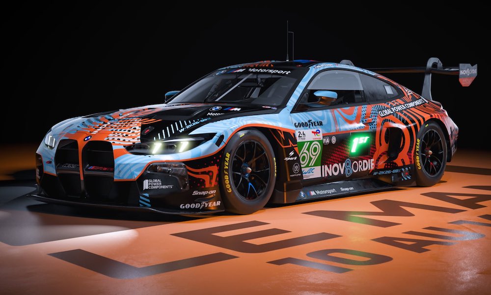 Team WRT BMW reveals a retro Le Mans livery for the No. 69 M4 GT3 EVO, celebrating its McLaren F1 GTR and V12 LMR heritage.