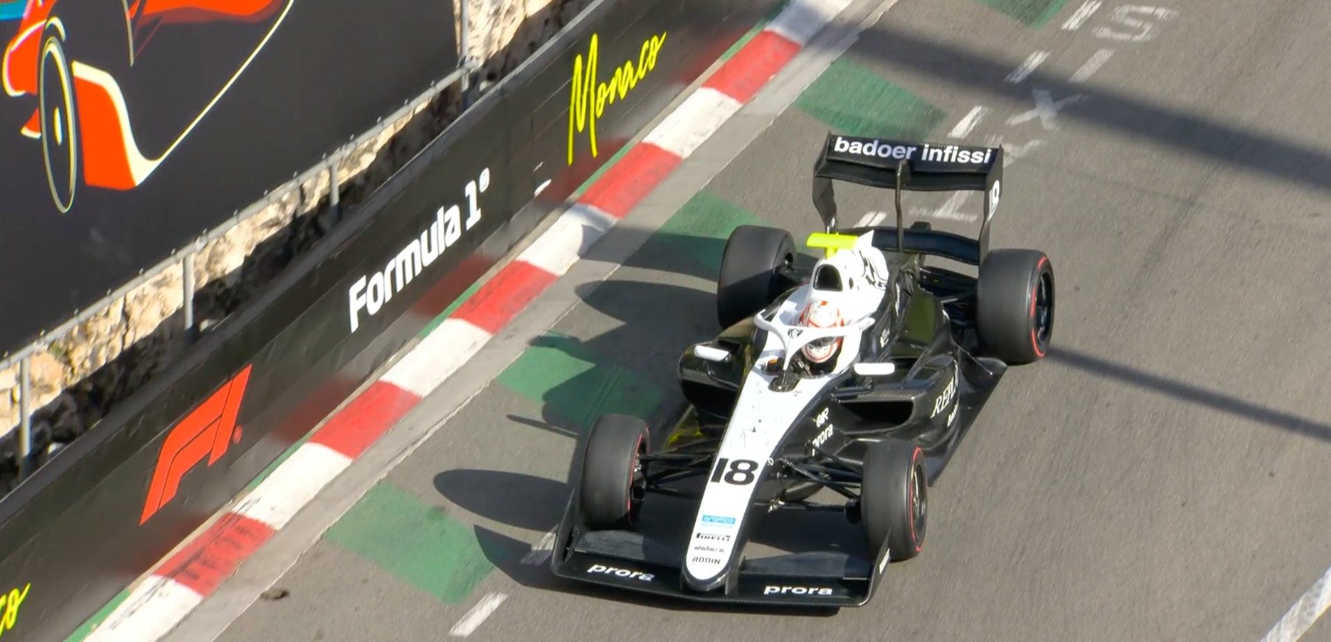 Brando Badoer beats pole-sitter Théophile Naël to 2026 Monaco F3 Feature Race victory after a strong start and controlled drive.