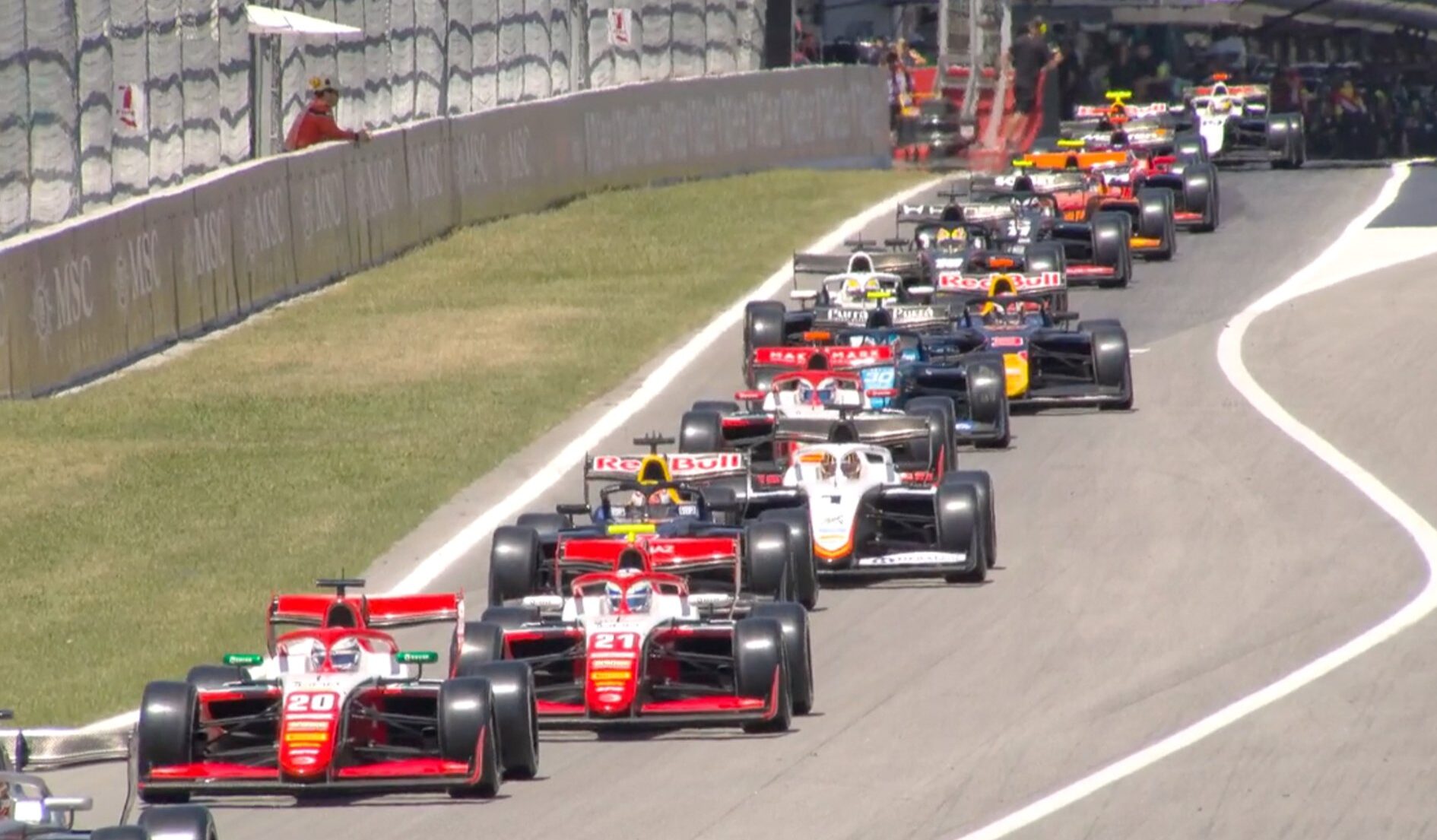 Campos Racing's Théophile Naël secured his third consecutive F3 pole position of 2026 in Barcelona, leading teammate Ugo Ugochukwu in a front-row lockout while Hiyu Yamakoshi claimed third.