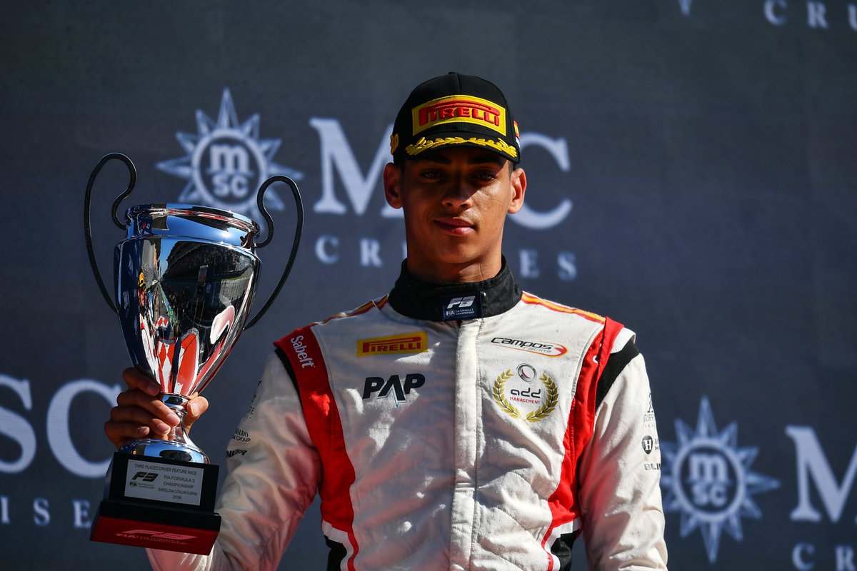 Ugochukwu claimed P3 in the 2026 F3 Barcelona Feature Race, keeping his Championship leading run alive in Round 3 of the season.