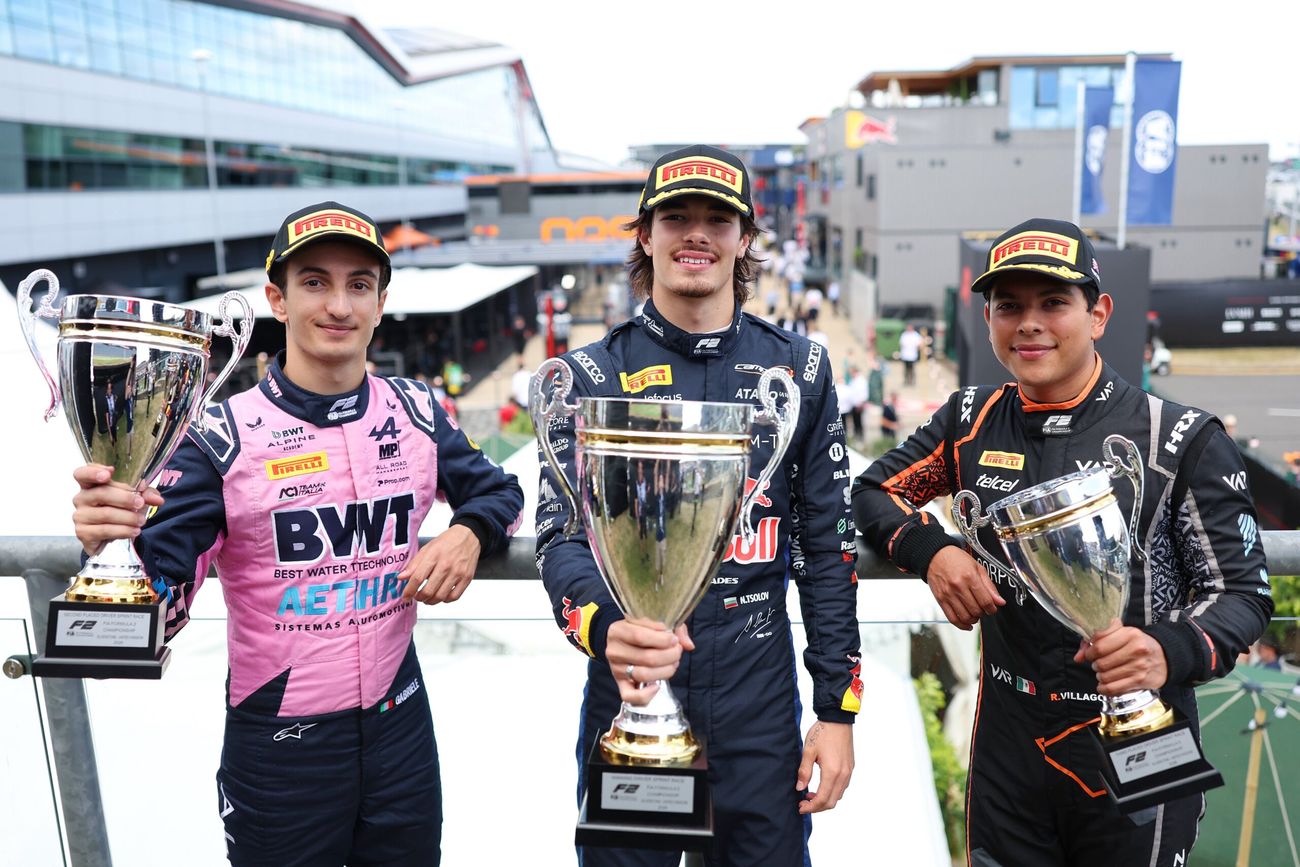 Nikola Tsolov moved into the 2026 F2 Championship lead after winning the British GP Sprint Race at Silverstone.