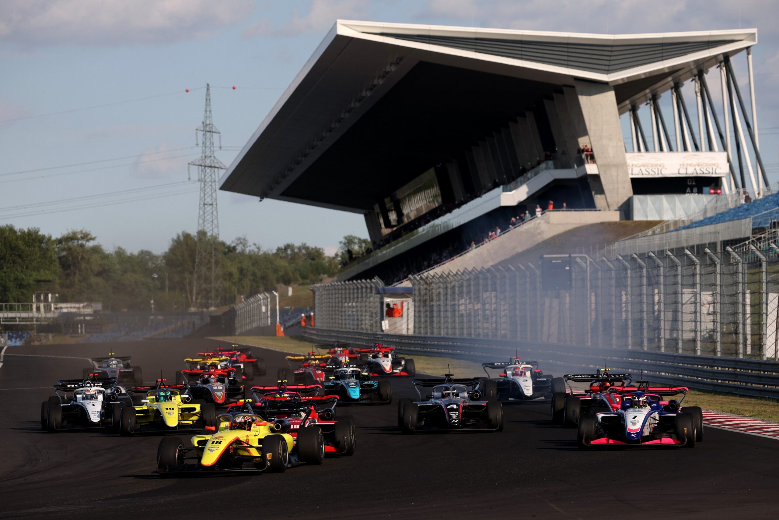 Rowan Campbell-Pilling secured his maiden GB3 podium after post-race penalties amended the 2026 Hungaroring Race 3 result.