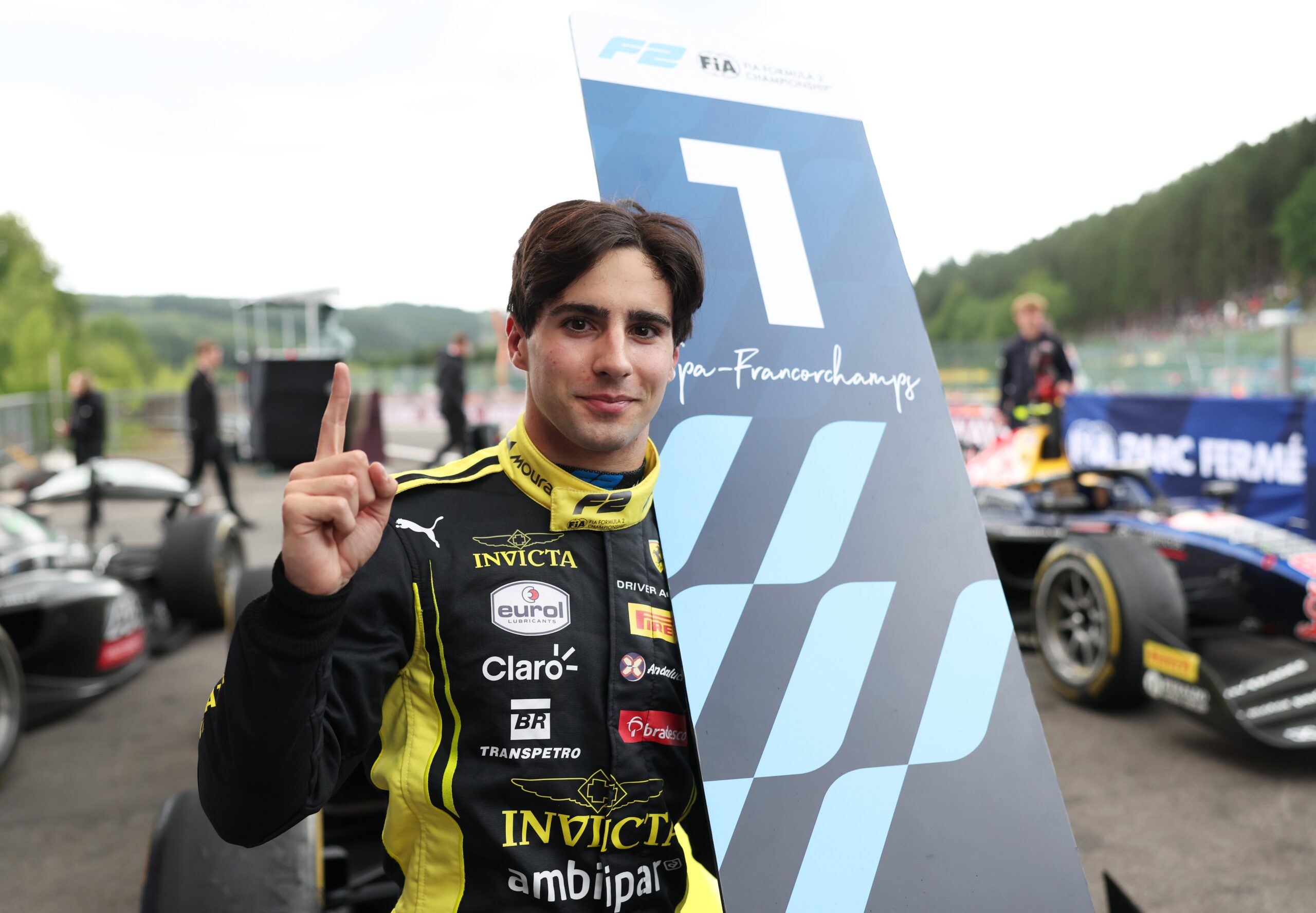 Câmara credits Invicta’s execution after winning a chaotic F2 Feature Race at the 2026 Belgian GP at Spa-Francorchamps.
