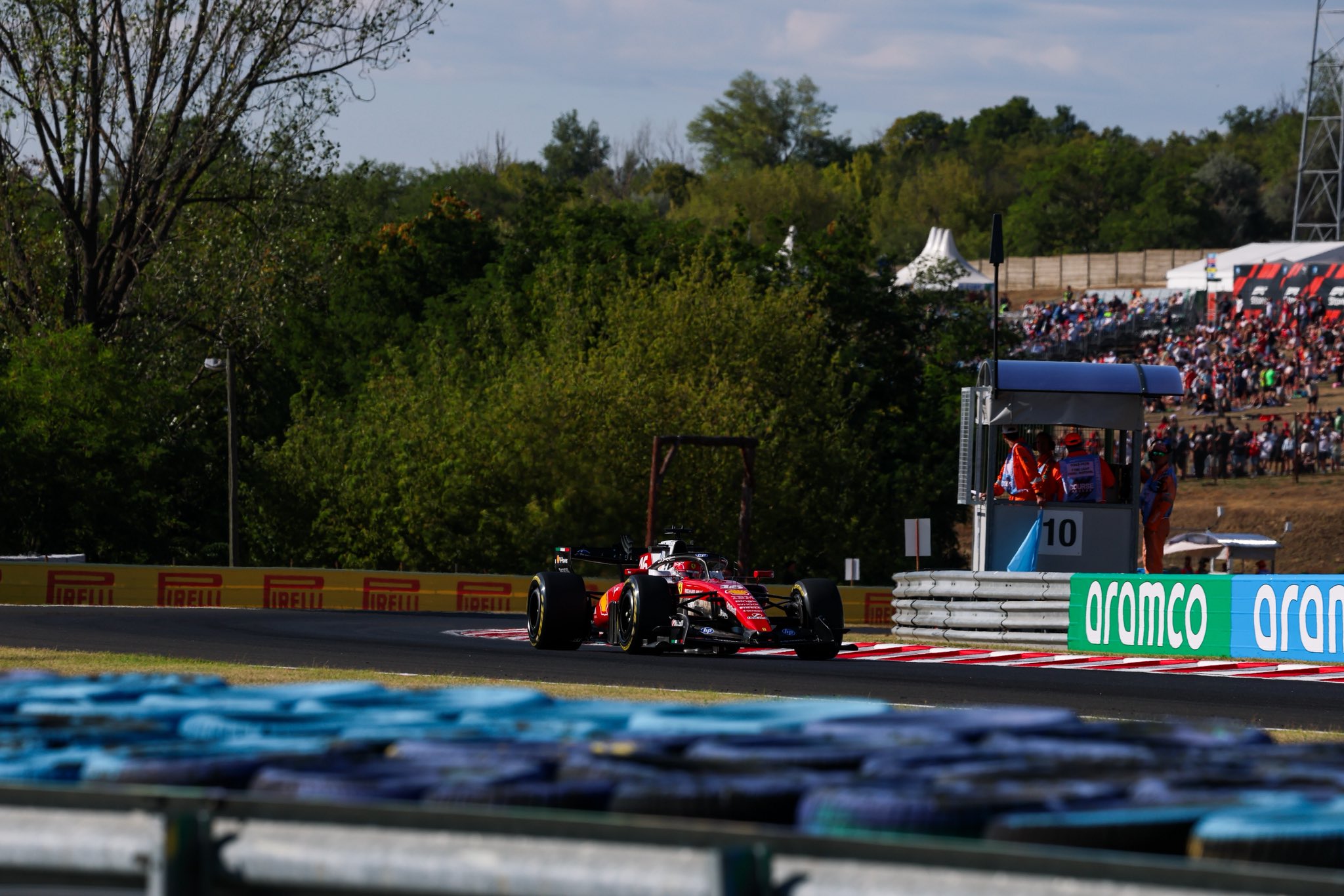Ferrari remain focused on improving despite Hamilton and Leclerc leading the way in Friday practice at the 2026 F1 Hungarian GP