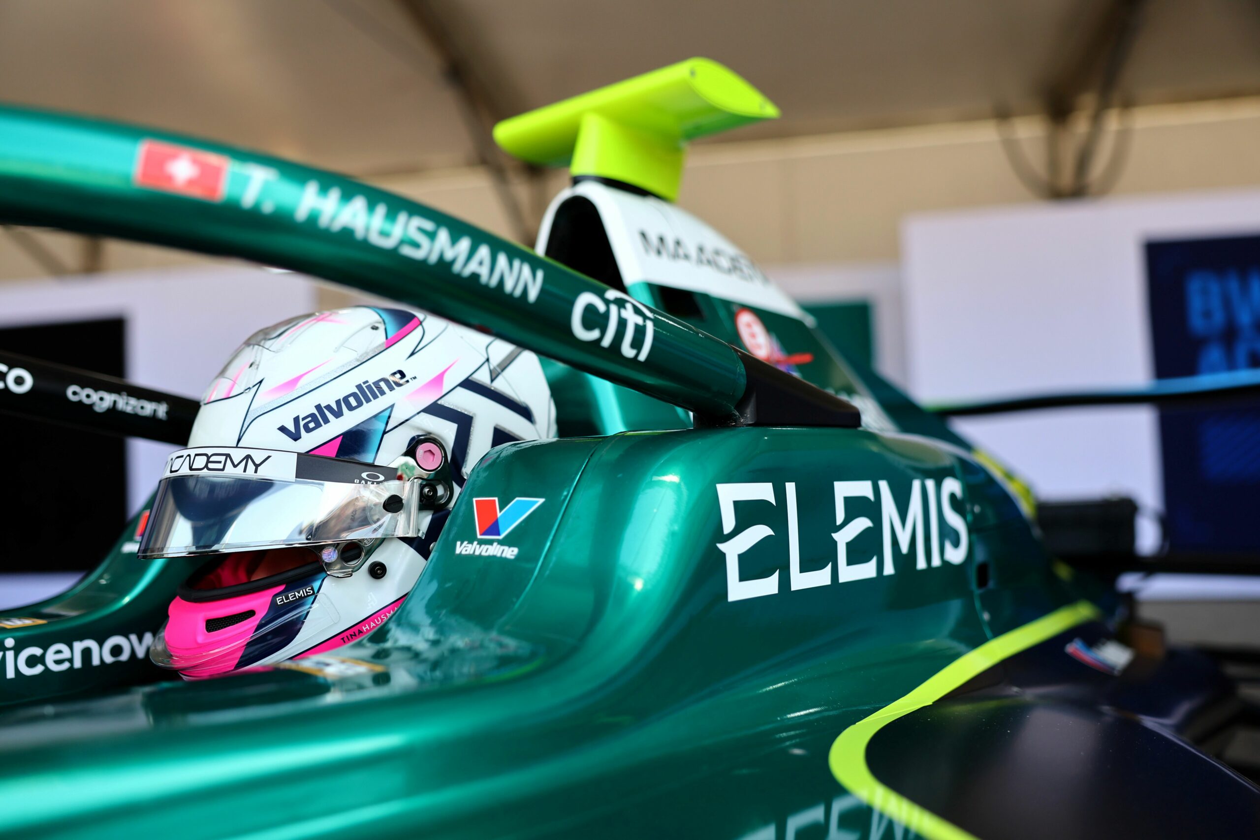 Aston Martin Driver Development Programme's Tina Hausmann currently competing in the 2025 F1 Academy championship with Prema Racing