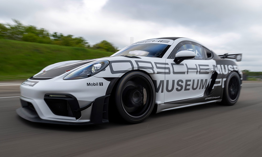 Timo Bernhard and Joerg Bergmeister return for NLS7 to race the last Porsche Cayman GT4 RS Clubsport before its museum retirement.