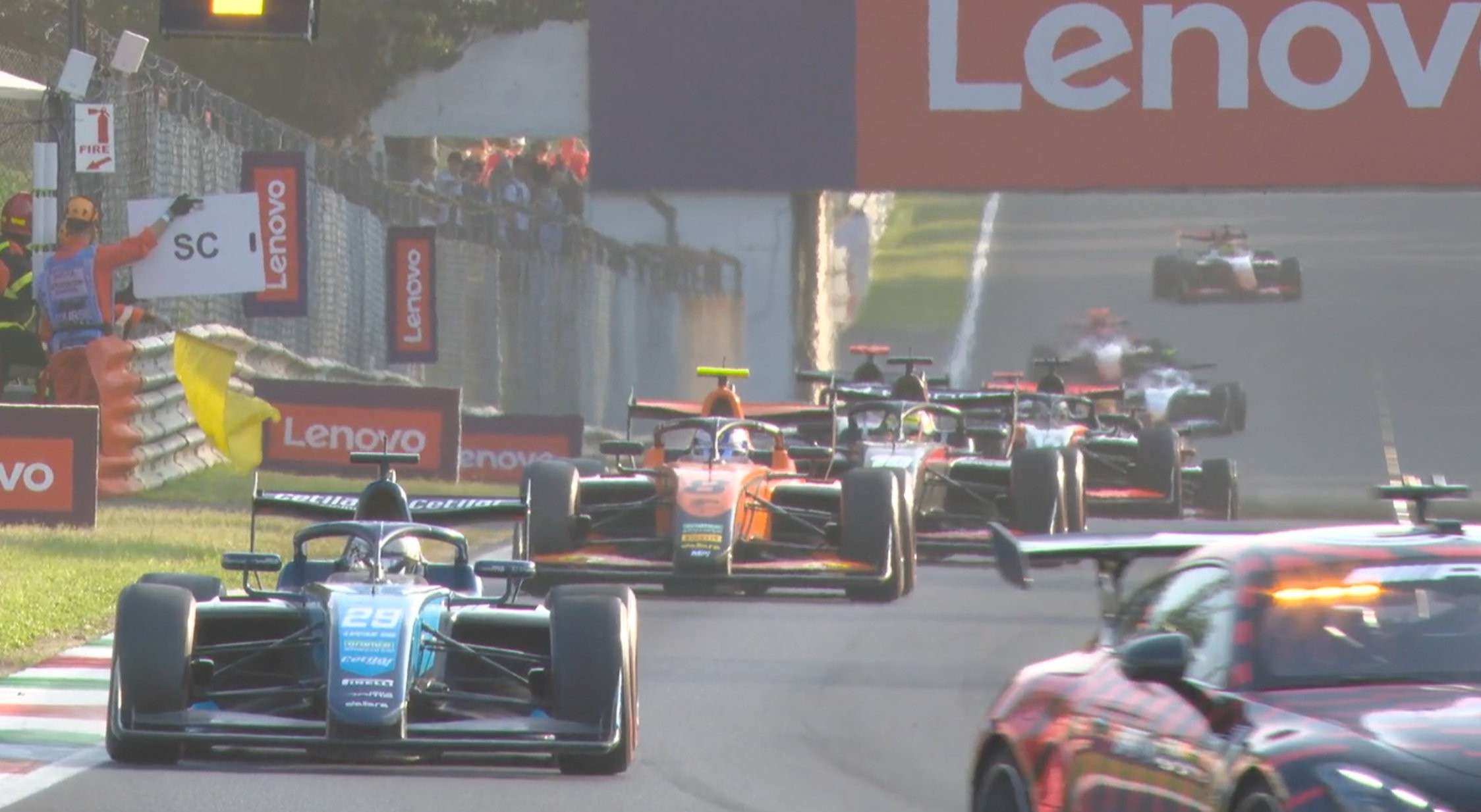 Lacorte claimed his maiden 2026 FIA F3 victory at Monza, becoming the first Italian to win at home in the modern era at the Italian GP.