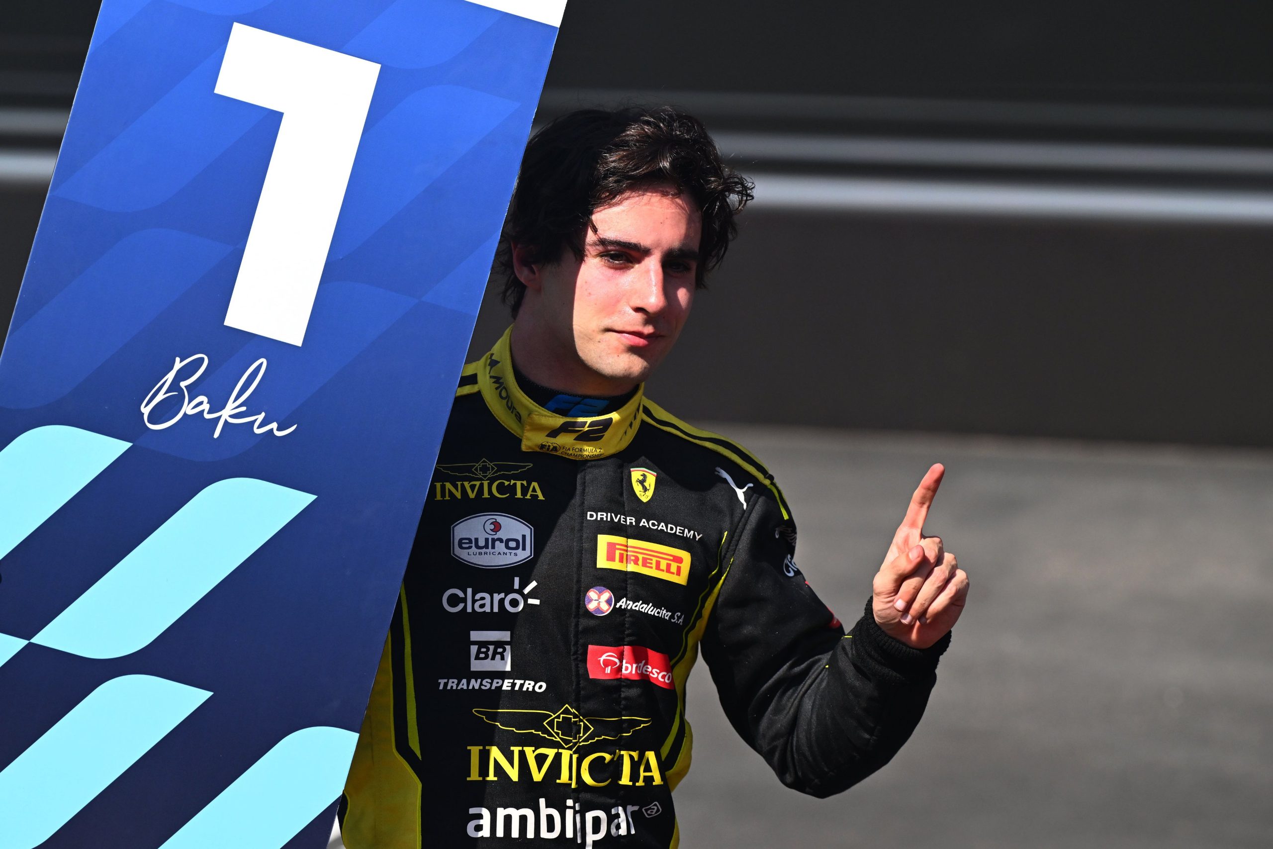 Rafael Câmara leads Nikola Tsolov by seven points after winning F2 Feature Race 2 in Baku, with Dunne 18 points off the lead.