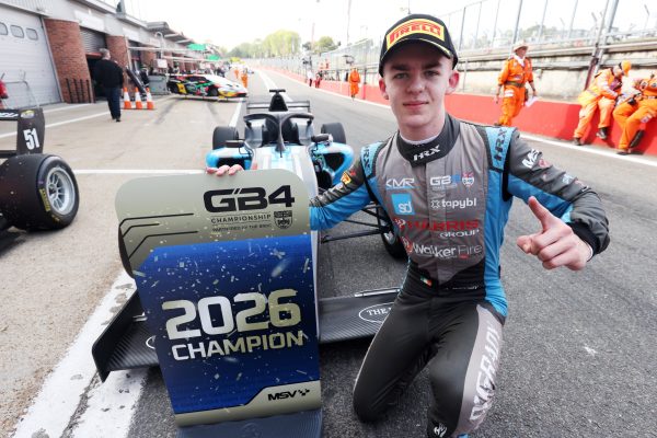 Alex O’Grady turned consistency, three victories and a decisive Snetterton weekend into the 2026 GB4 Drivers’ Championship.