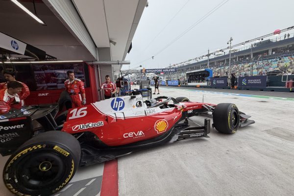 Leclerc on bringing home 3rd despite significant tyre deg in 2026 F1 Singapore GP Sprint Race Ferrari driver Charles Leclerc saves third in 2026 Singapore GP sprint race after struggling for pace on a drying track.