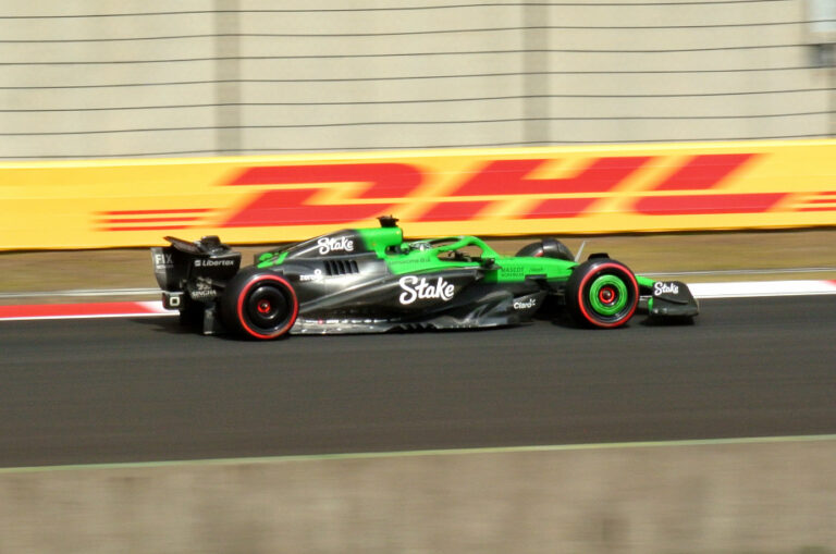 Nico Hulkenberg in his Sauber at F1 Chinese GP March 23rd 2025