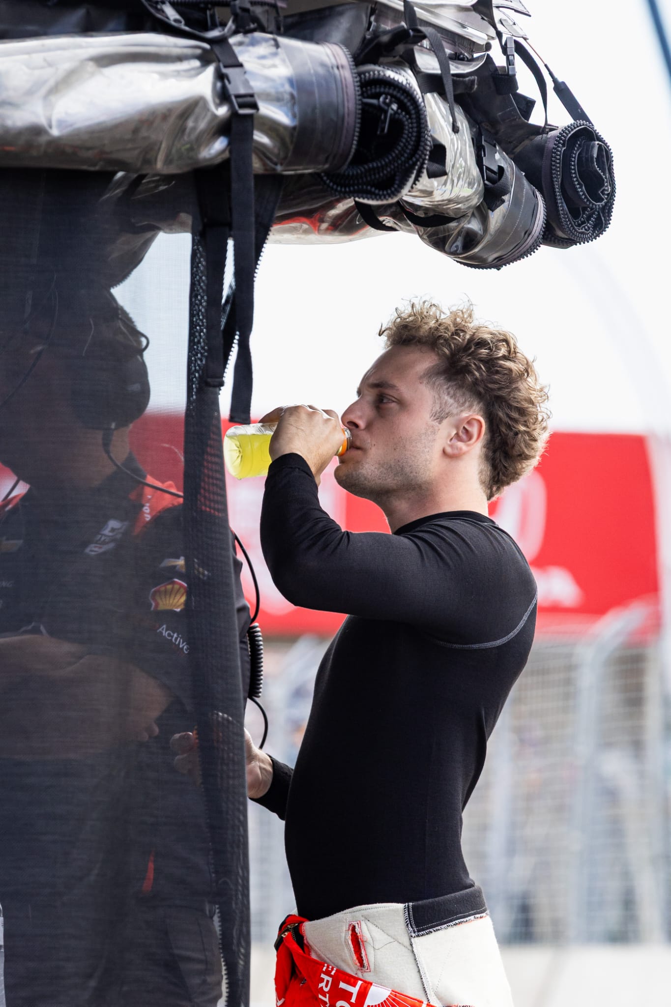 Santino Ferrucci will miss today's IndyCar race in Toronto after a big crash in Sunday morning warm-up.