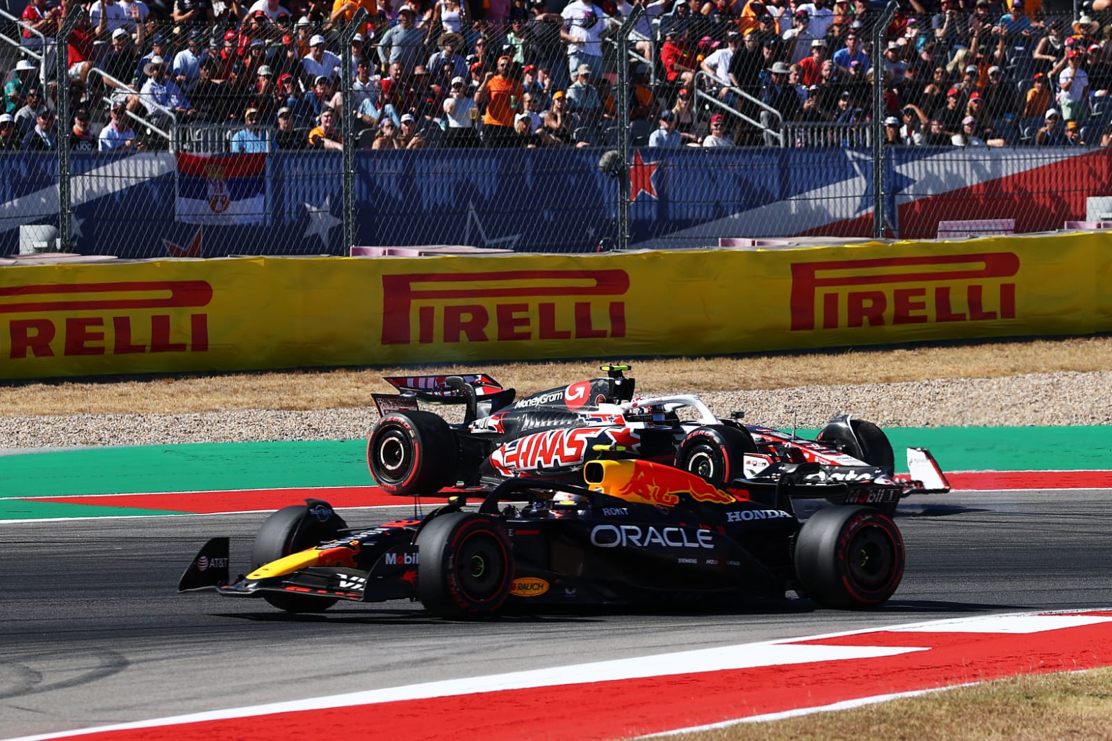 A rather angry Ollie Bearman tore into Yuki Tsunoda following the F1 US GP after a close shave on lap 34 nearly led to both of them crashing out.