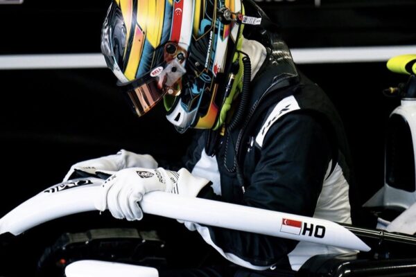 Rodin Motorsport's Christian Ho at post-season testing ahead of 2026 season.