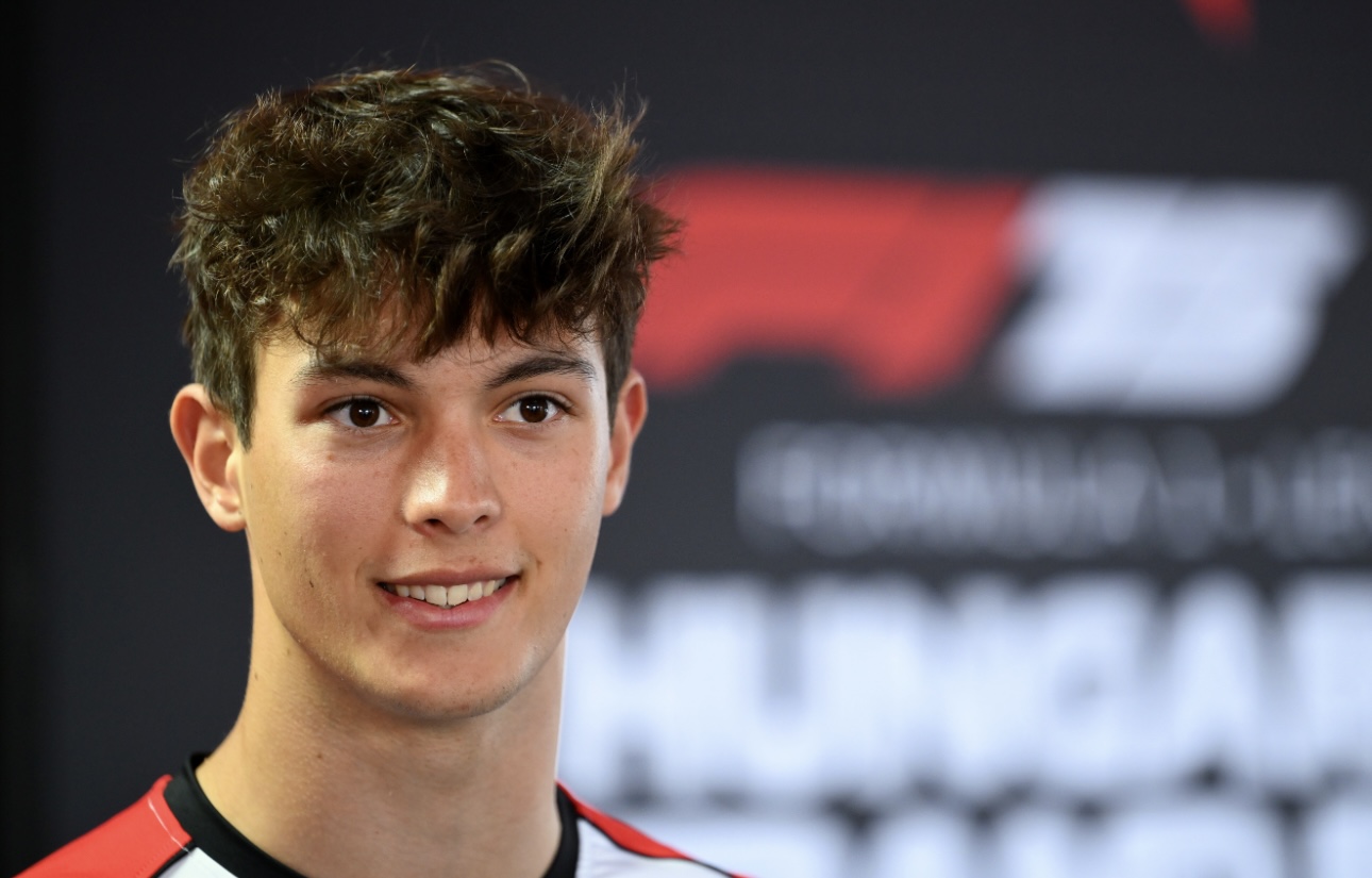 Ollie Bearman ahead of the F1 Hungarian GP