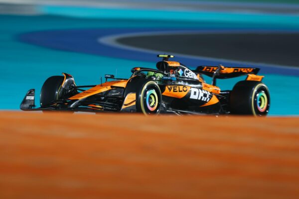 McLaren Racing's Lando Norris during the 2025 F1 Qatar GP.