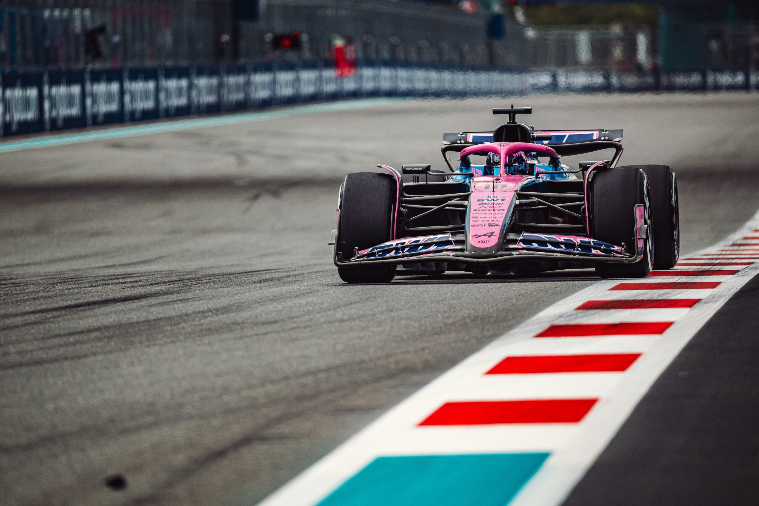 Pierre Gasly of the Alpine F1 Team at the Miami Grand Prix