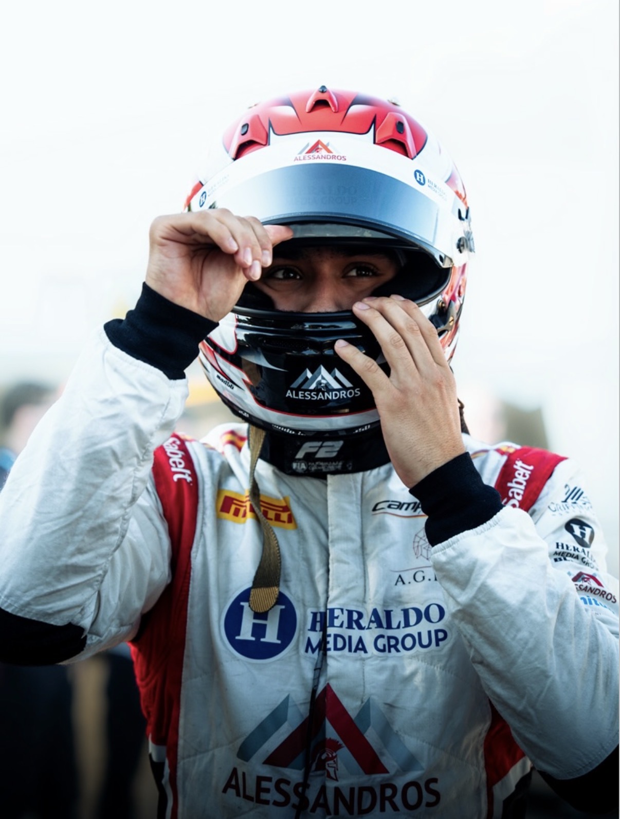 Campos Racing's Noel León during the 2026 F2 Monza round.
