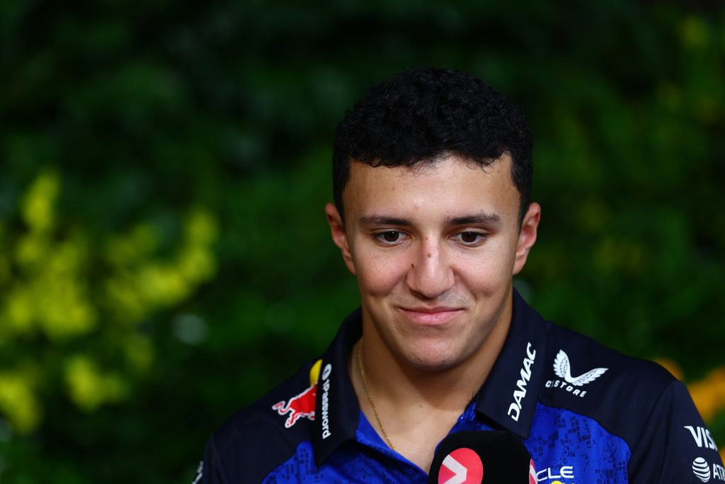 Hadjar ahead of 2026 F1 Singapore GP with Red Bull