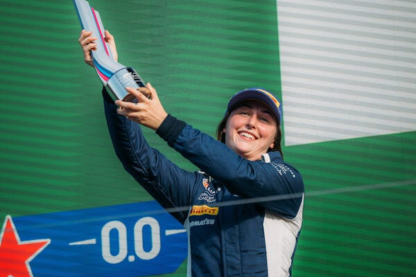 Lia Block secures her maiden podium at the Dutch GP
